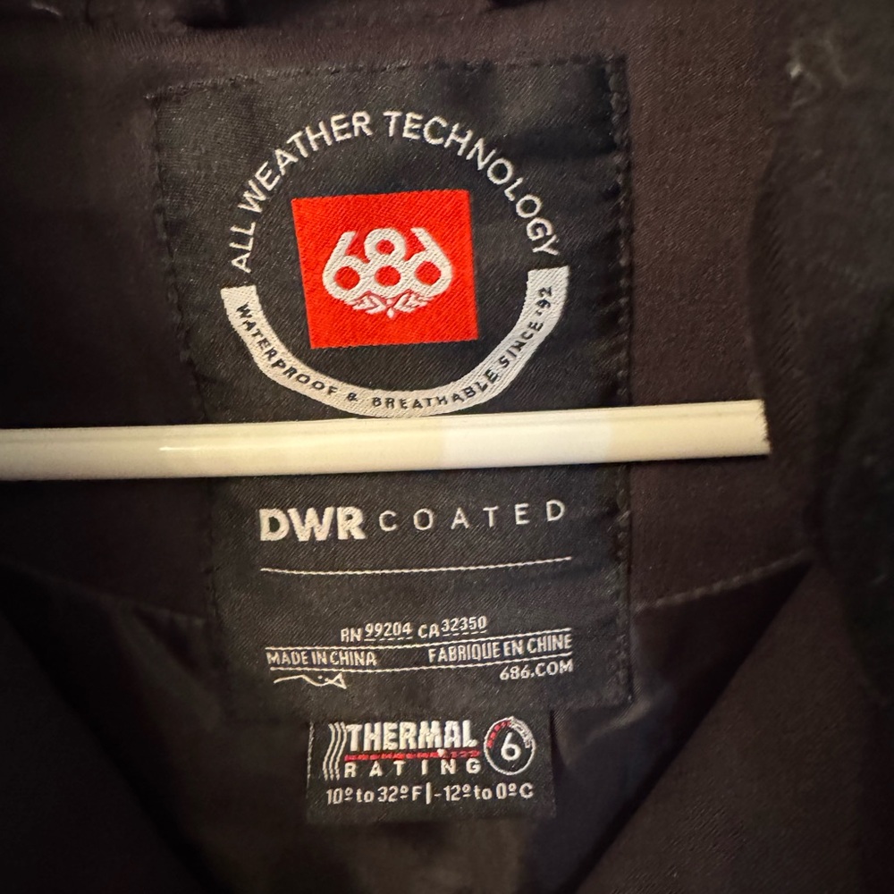 686 Men's Black All-Weather Jacket